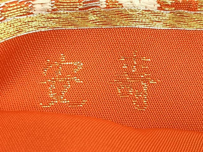 平和屋着物◎六通柄　本袋帯　唐織　安j寿　蜀江花文　金銀糸　正絹　逸品　BAAW7020qw