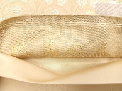 平和屋着物◎六通柄袋帯 秋風の音 金銀糸 引箔 正絹 逸品 BAAW7081qw
