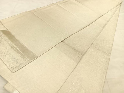 平和屋着物◎太鼓柄袋帯　綴れ　遠山文　銀糸　正絹　逸品　BAAW7140qw