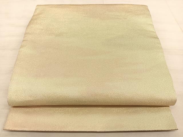 平和屋着物◎全通柄袋帯　砂子綴れ　霞文　金糸　正絹　逸品　BAAW7165qw