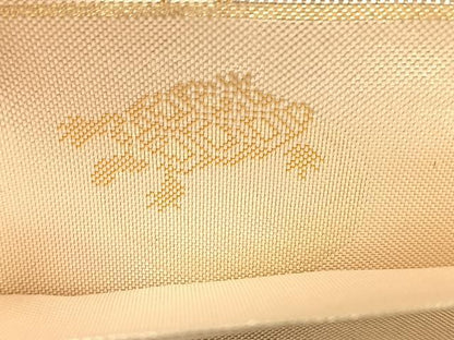 平和屋着物◎六通柄袋帯　色紙文　金銀糸　正絹　逸品　BAAW7198qw