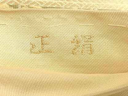 平和屋着物◎六通柄　本袋帯　唐織　道長吉祥文　金銀糸　正絹　逸品　BAAW7312qw