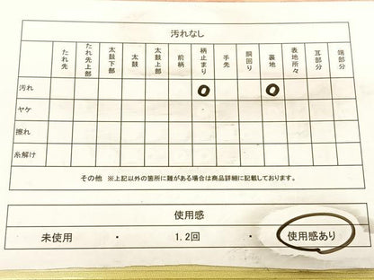 平和屋着物◎六通柄袋帯　唐織　舞花文　銀糸　正絹　逸品　BAAW7363qw