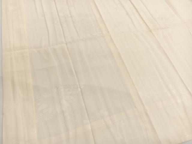 平和屋着物■長襦袢　無双仕立て　草花地紋　正絹　逸品　BAAW7439hv