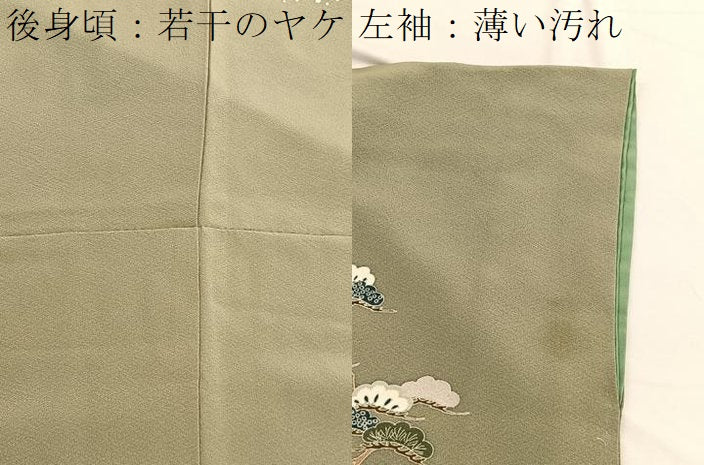 平和屋着物■訪問着　浜松花束文　暈し染め　金彩　正絹　逸品　BAAW7600hv