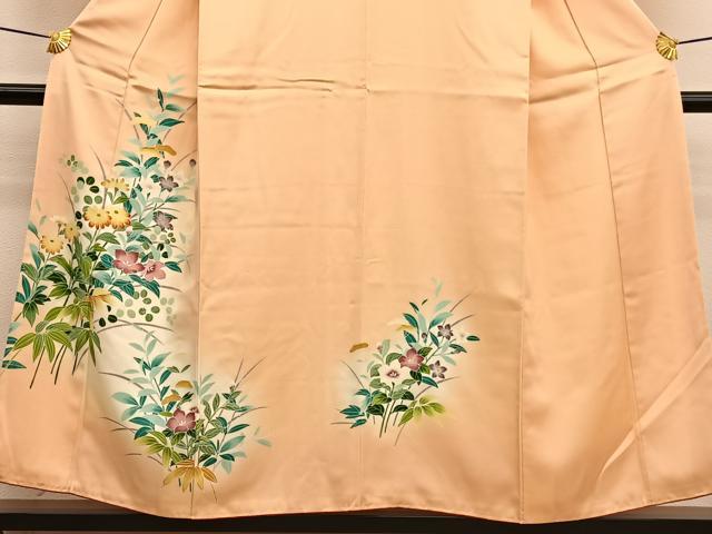 平和屋着物■訪問着　友禅　枝花文　暈し染め　そごう扱い　正絹　逸品　未使用　BAAW7634hv