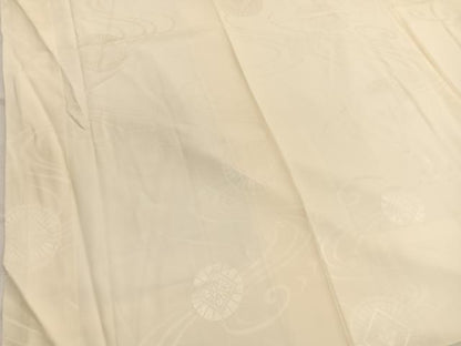 平和屋着物■長襦袢　袷　流水番傘地紋　正絹　逸品　BAAW7635hv