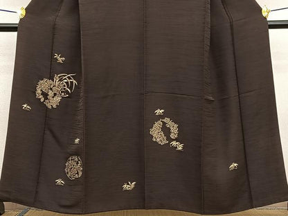 平和屋着物■訪問着　花丸文　一珍染　さが美扱い　正絹　逸品　BAAW7654hv