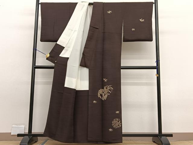 平和屋着物■訪問着　花丸文　一珍染　さが美扱い　正絹　逸品　BAAW7654hv