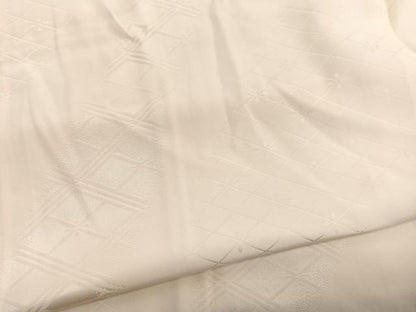 平和屋着物■長襦袢　無双仕立て　菱地紋　正絹　逸品　BAAW7656hv