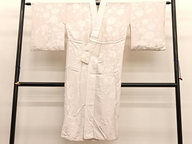 平和屋着物■長襦袢　無双仕立て　ふくれ織　辻が花　金彩　正絹　逸品　BAAW7657hv