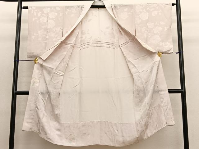 平和屋着物■長襦袢　無双仕立て　ふくれ織　辻が花　金彩　正絹　逸品　BAAW7657hv