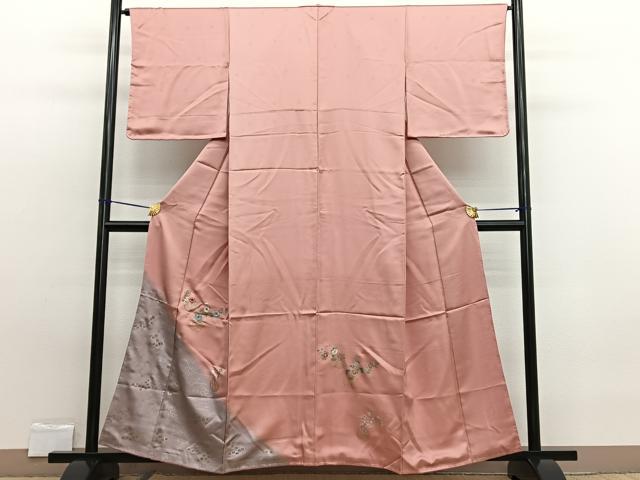 平和屋着物■訪問着　花籠文　金銀彩　正絹　逸品　未使用　BAAW7661hv