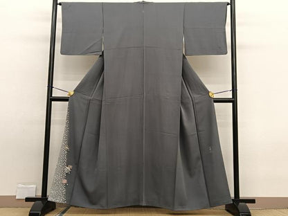 平和屋着物■松尾光琳　色留袖　宝尽し　暈し染め　銀彩　正絹　逸品　BAAW7662hv