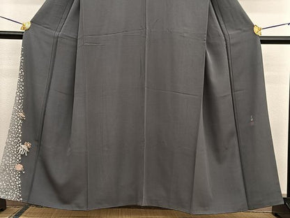 平和屋着物■松尾光琳　色留袖　宝尽し　暈し染め　銀彩　正絹　逸品　BAAW7662hv