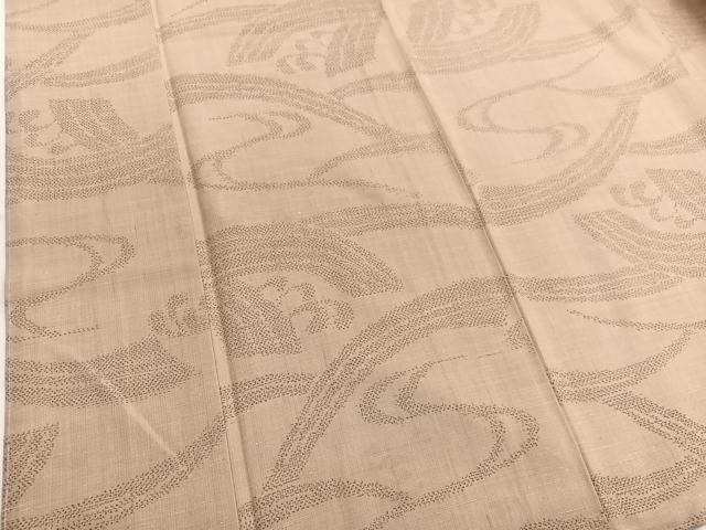 平和屋着物■上質な紬　立波文　正絹　逸品　BAAW7703hv