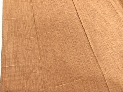 平和屋着物■上質な紬　横段文　正絹　逸品　BAAW7705hv