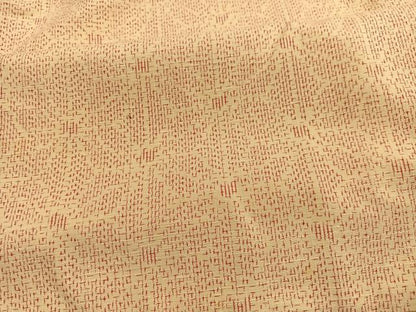 平和屋着物■上質な紬　麻の葉文様　正絹　逸品　BAAW7710hv