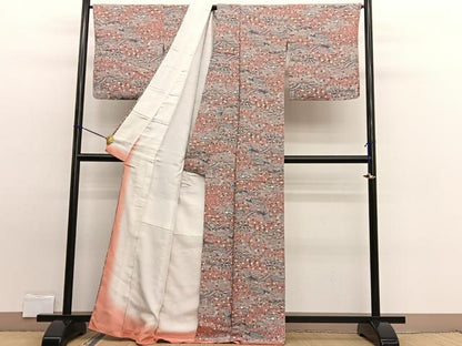 平和屋着物■上質な小紋 松竹梅 御所解文 正絹 逸品 BAAW7722hv