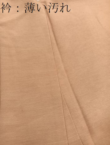 平和屋着物■上質な紬　色無地　黄雄色　正絹　逸品　BAAW7758hv