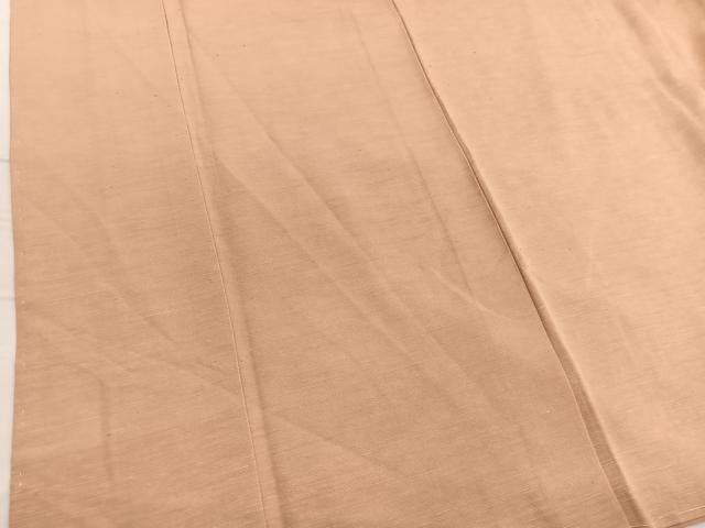 平和屋着物■上質な紬　色無地　黄雄色　正絹　逸品　BAAW7758hv