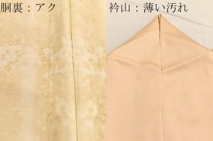 平和屋着物■訪問着　総刺繍　絞り　花絵巻文　金彩　正絹　逸品　BAAW7761hv