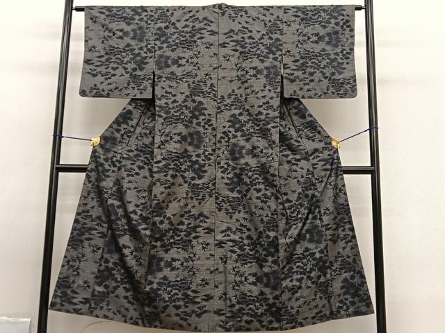 平和屋着物■本場大島紬　9マルキ　風景文　正絹　逸品　BAAW7765hv