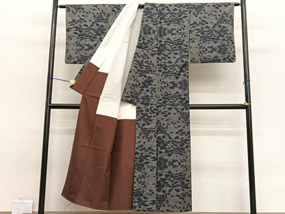 平和屋着物■本場大島紬　9マルキ　風景文　正絹　逸品　BAAW7765hv