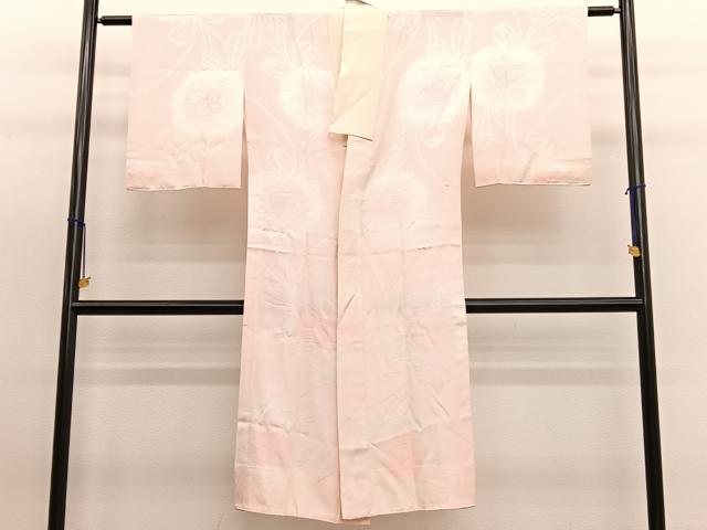 平和屋着物■長襦袢　無双仕立て　花丸文　暈し染め　正絹　逸品　BAAW7770hv