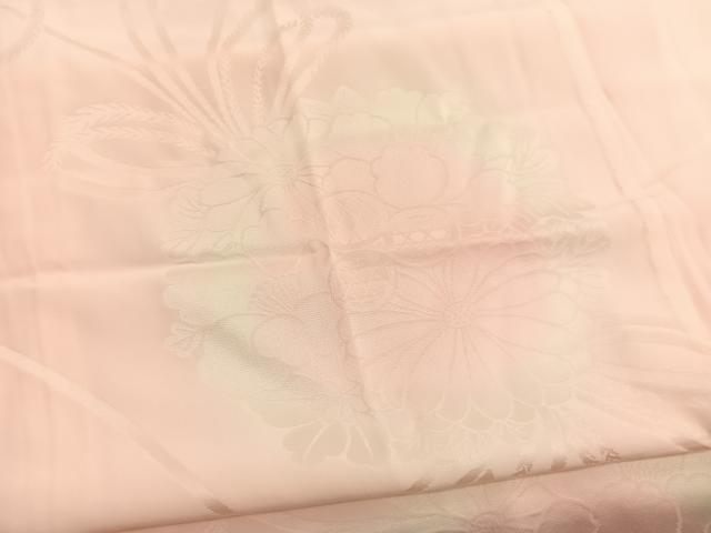 平和屋着物■長襦袢　無双仕立て　花丸文　暈し染め　正絹　逸品　BAAW7770hv