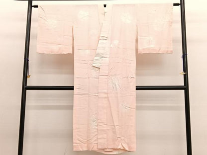 平和屋着物■長襦袢 無双仕立て 絞り 手毬地紋 正絹 逸品 BAAW7777hv