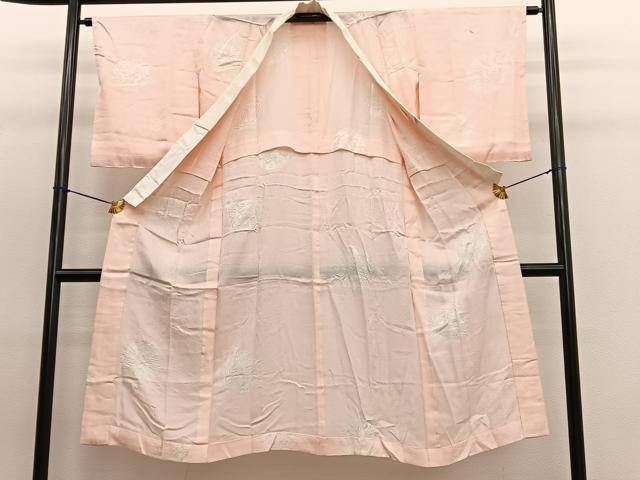 平和屋着物■長襦袢 無双仕立て 絞り 手毬地紋 正絹 逸品 BAAW7777hv