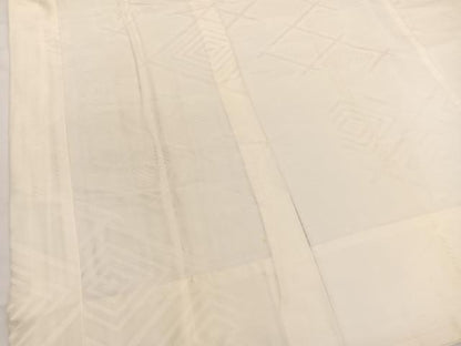 平和屋着物■長襦袢 無双仕立て 入子菱地紋 正絹 逸品 BAAW7784hv