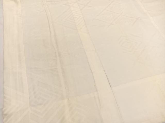平和屋着物■長襦袢 無双仕立て 入子菱地紋 正絹 逸品 BAAW7784hv