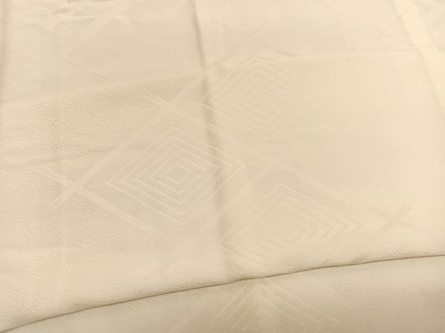 平和屋着物■長襦袢 無双仕立て 入子菱地紋 正絹 逸品 BAAW7784hv