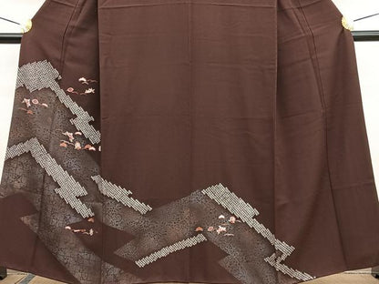 平和屋着物■訪問着 絞り 刺繍 宝尽くし 金銀彩 正絹 逸品 BAAW7807hv