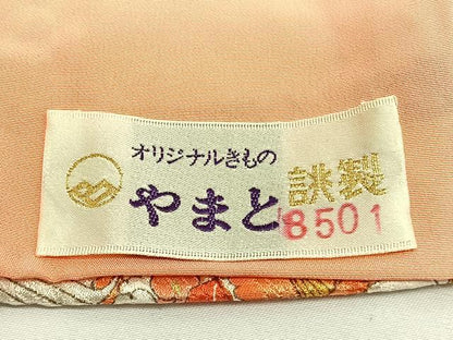 平和屋着物■上質な小紋 簾花丸文 金彩 やまと誂製 正絹 逸品 未使用 BAAW7812hv