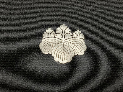 平和屋着物■アンティーク 大正ロマン 中国三大刺繍 相良刺繍 黒留袖 手描き 竹鶴 金彩 正絹 逸品 BAAW7815hv