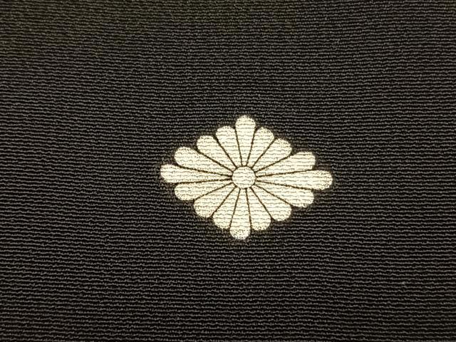 平和屋着物■豪華黒留袖 手描き 駒刺繍 扇面花絵皿文 銀彩 正絹 逸品 BAAW7817hv