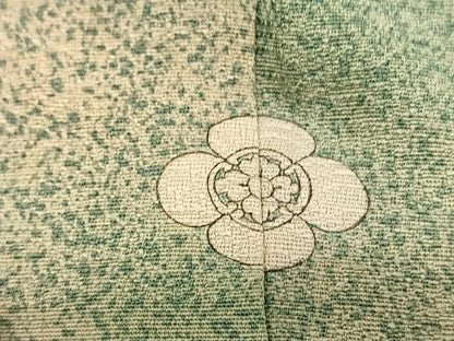 平和屋着物■上質な小紋 霞文 たたき染め 正絹 逸品 BAAW7820hv