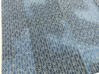 平和屋着物■上質な小紋 花唐草文 暈し染め 正絹 逸品 BAAW7830hv