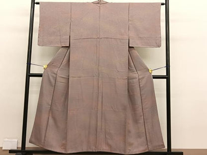 平和屋着物■上質な小紋 霞文 暈し染め 正絹 逸品 BAAW7861hv