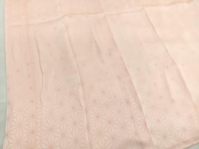 平和屋着物■長襦袢 袷 麻の葉文様 正絹 逸品 BAAW7865hv