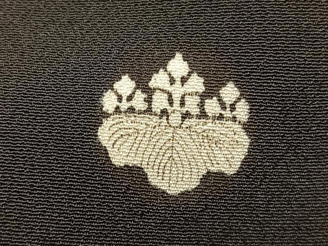平和屋着物■豪華黒留袖 駒刺繍 浜松文 金彩 正絹 逸品 BAAW7869hv