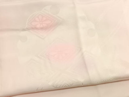 平和屋着物■長襦袢　袷　雪輪花菱地紋　暈し染め　正絹　逸品　未使用　BAAW7885hv