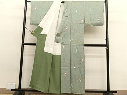 平和屋着物■上質な小紋 辻が花 たたき染め 金彩 正絹 逸品 BAAW7906hv
