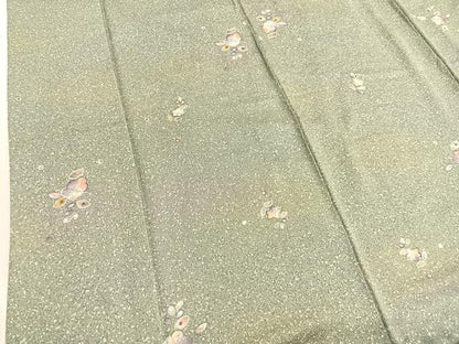 平和屋着物■上質な小紋 辻が花 たたき染め 金彩 正絹 逸品 BAAW7906hv