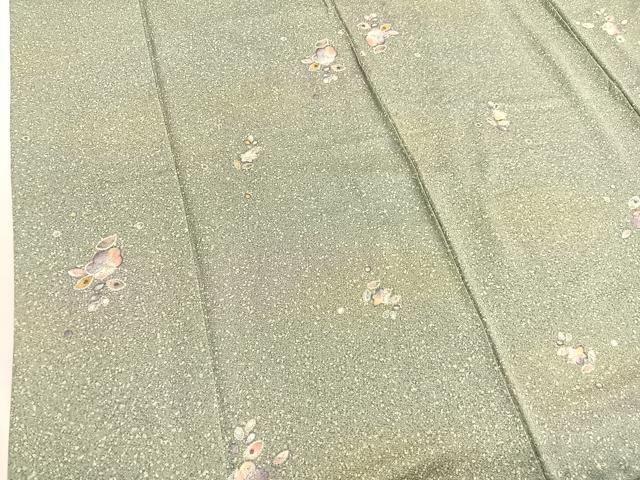平和屋着物■上質な小紋 辻が花 たたき染め 金彩 正絹 逸品 BAAW7906hv