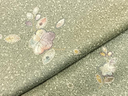 平和屋着物■上質な小紋 辻が花 たたき染め 金彩 正絹 逸品 BAAW7906hv