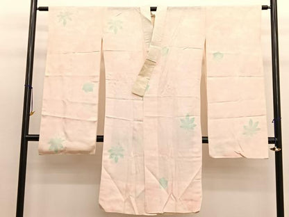 平和屋着物■振袖用長襦袢 無双仕立て 楓 暈し染め 正絹 逸品 BAAW7907hv